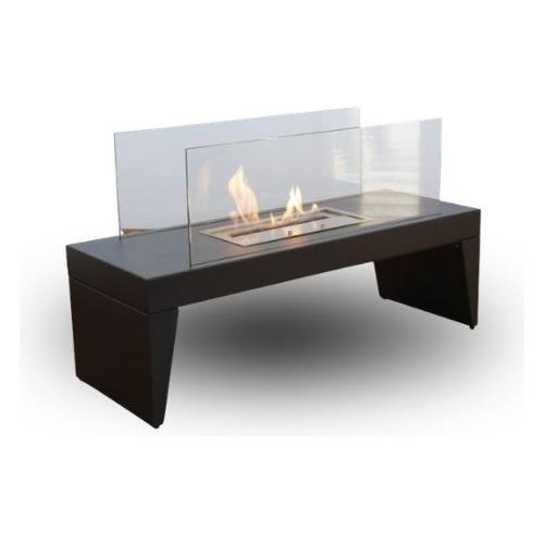 Biocamino 2kW RUBY Sassolungo Black