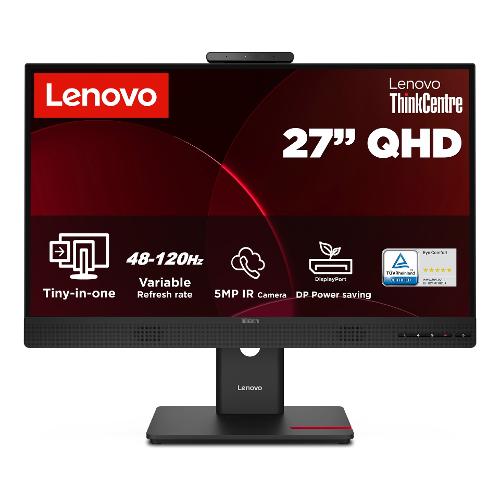 Monitor 27" ( IPS 2560x1440 QHD 2K 120Hz ) THINKCENTRE TIO27 Gen6 Eclipse black 13LCGAT6EU