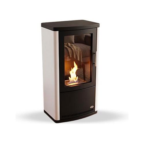Biocamino 3kW RUBY Tofane White e Black