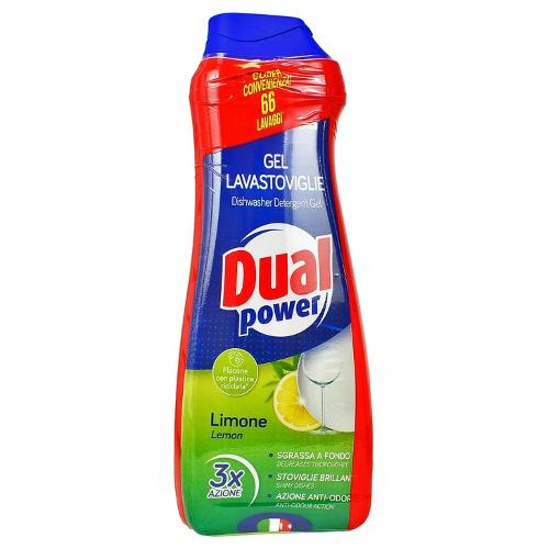 Detersivo lavastoviglie liquido 2 pz Gel limone (600ml) LV9155NT