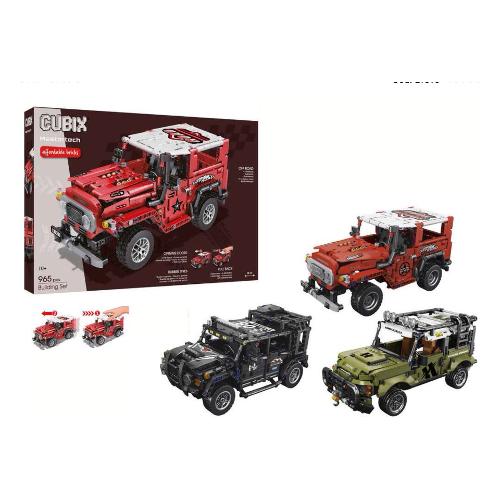 Auto Offroad con retrocarica CUBIX 10a+ Assortito 43388