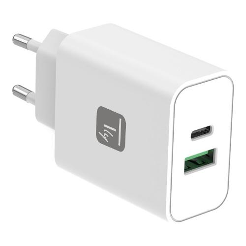 Caricabatterie USB Type-A, USB Type-C IPW USB 35WACG GaN White 625183