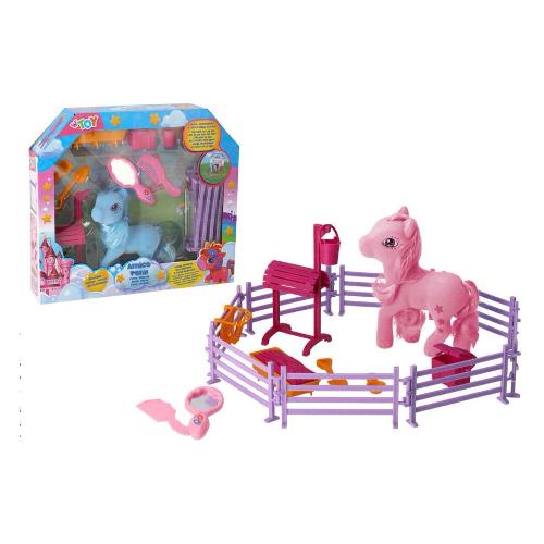 Pony Floccato recinto e accessori W’TOY Assortito 42971