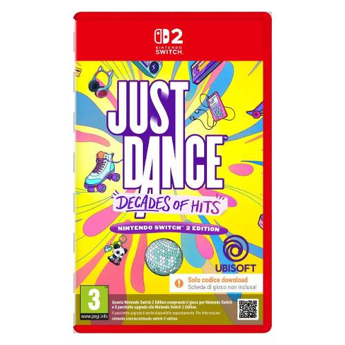 SWITCH 2 Just Dance Decades of Hits Code in a Box PEGI 3+ L00768