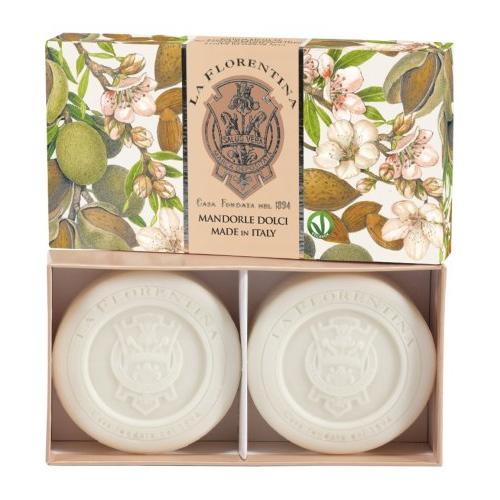 Sapone in confezione regalo 2 pz (115gr) Mandorle dolci