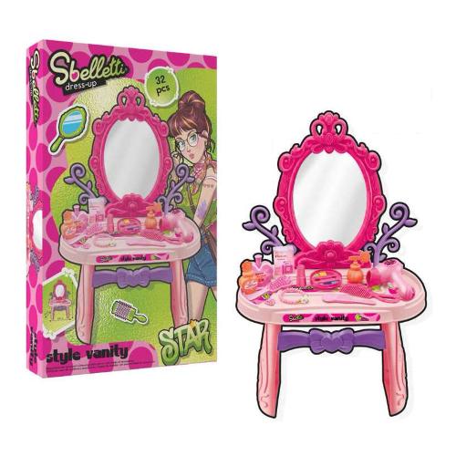 Specchiera giocattolo con 32 accessori SBELLETTTI 43383