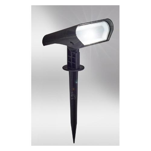 Segnapassi solare Small Nero (1 luce - 5 Lumen - Bianco freddo) (8,5x8,4x23cm) DT1000010