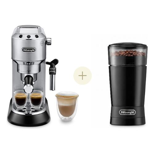 Macchina caffè espresso 1350W DEDICA Style Kit Barista 3in1 Silver e Black IT0132106266