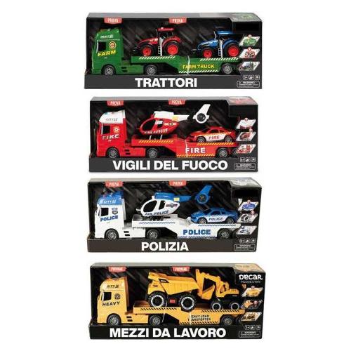 Camion bisarca frizione luci e suoni scala 1:12 (60cm) Assortito 37483