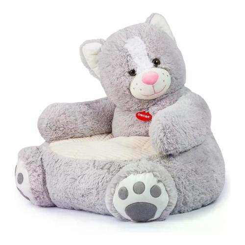 Poltroncina bimbo (18m+) Gatto Diana (50x50x50cm) Grigio 26899