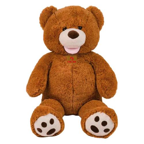 Peluche Orso pigro zampe ricamate (100cm) Marrone 26880