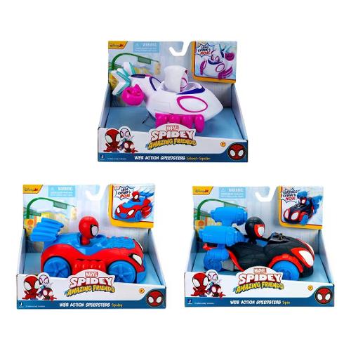Veicolo Speedster con personaggio SPIDEY & AMAZING FRIENDS Assortito SP071200