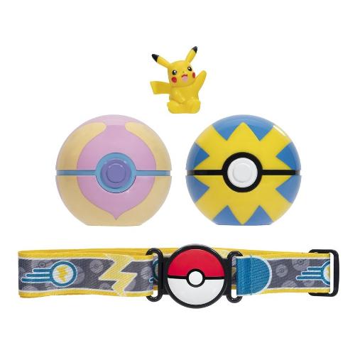 Set Clip n'Go 2 Poke Ball con clip cintura e personaggio POKÉMON Assortito PK160800