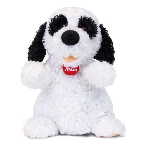 Peluche Marionetta Cagnolino (24x18x25cm) PUPPETS Bianco e Nero 28397