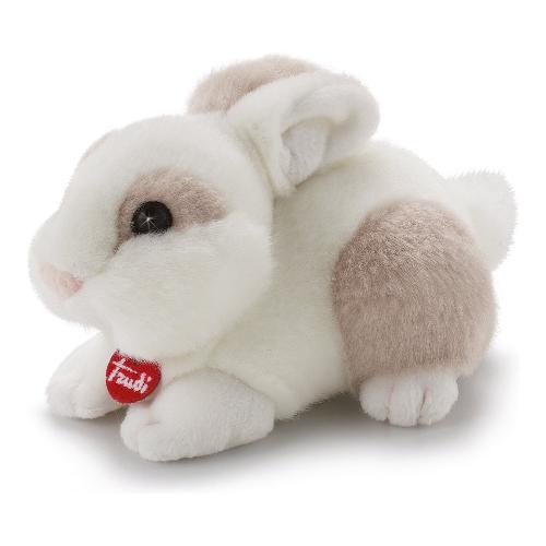 Peluche Coniglietto (16x8x11cm) TRUDINO Bianco e Beige 51109