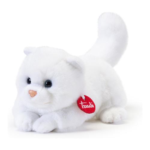 Peluche Gatto Brad S (22x16x19cm) CLASSIC Bianco 21044