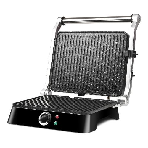 Bistecchiera elettrica 1400W PETRAVERA Black e Silver BS4400