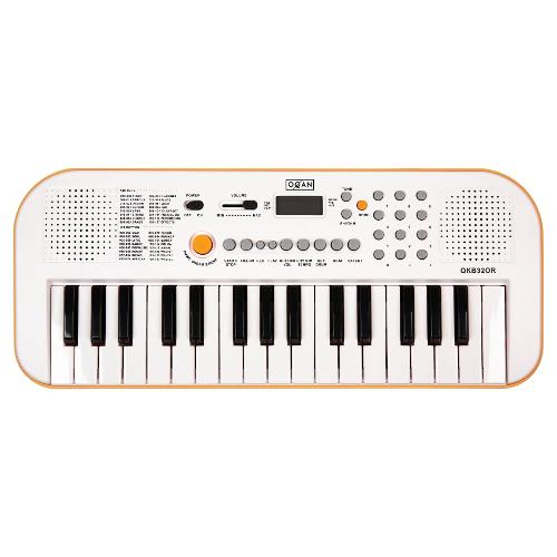 Tastiera musicale (32 tasti) QKB32 White e Orange
