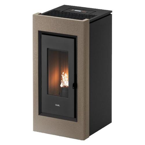 Stufa pellet 10,5kW PRINCE Plus 11 Light bronze 5 stelle Classe A+ 7022078