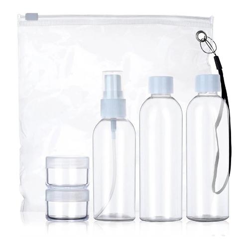 Pochette con porta liquidi viaggio (5pz) Assortito 170295890