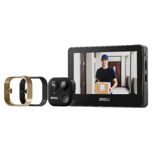 Video spioncino VD3 5MP 3K Black D3B B 5X0S