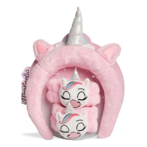 Cofanetto Make Up Unicorn set strucco fascia e polsiere skincare