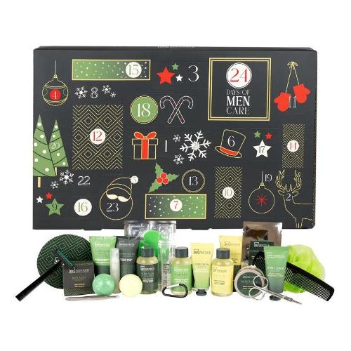 Set regalo uomo Calendario dell'avvento uomo bagno e cura