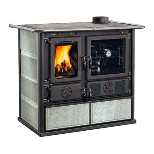 Cucina legna 8,8kW ROSA VST 16 Petra Pietra naturale 5 stelle (103x65x89,5cm)