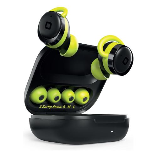 Auricolari microfono bluetooth SPORT Tws Black e Yellow TESPEARBTXBUDK