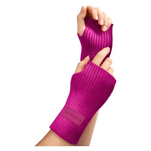 Guanti touchscreen CASE & ME Wooly Arm Warmers Pink CMWINTER26GLSLEDKP