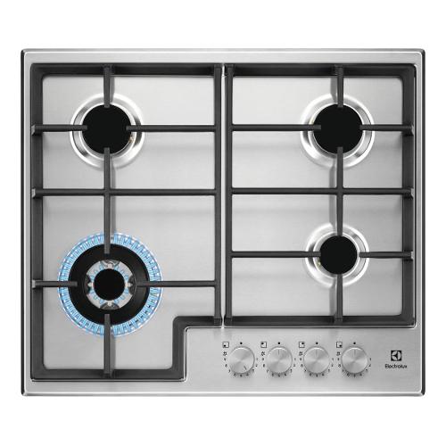 Piano cottura gas 4 zone SERIE 600 EGS64362X StepPower Inox (60cm)