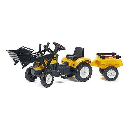 Trattore a pedali con benna e carretto 07228