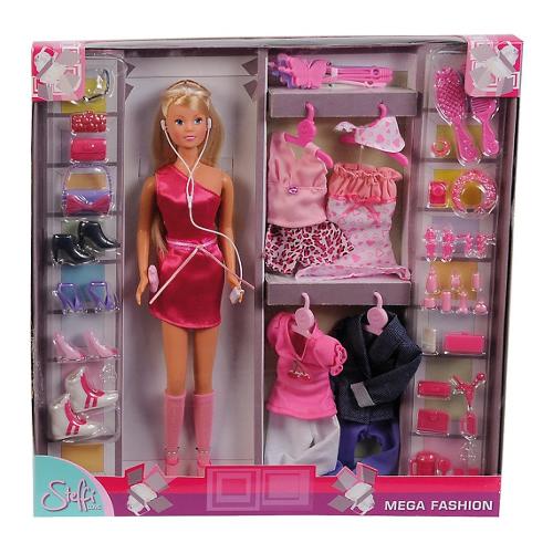 Set bambola Mega kit con 45 accessori STEFFI LOVE 105736015