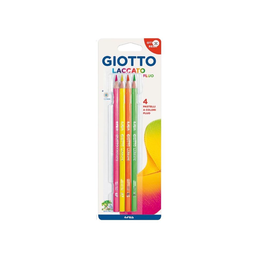 Pastelli Giotto Laccato. Barattolo 84 matite colorate assortite - Giotto -  Cartoleria e scuola