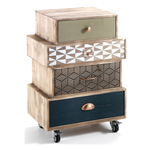 Cassettiera Tomasucci Kijo Invecchiato multicolor 2630