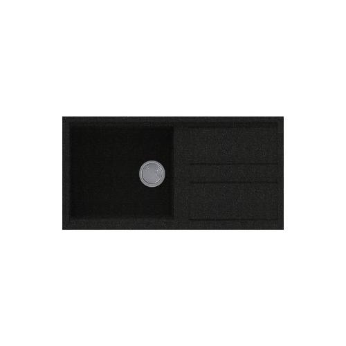Lavello 1 vasca (100x51cm) BEST 480 Nero Opaco LGB48040