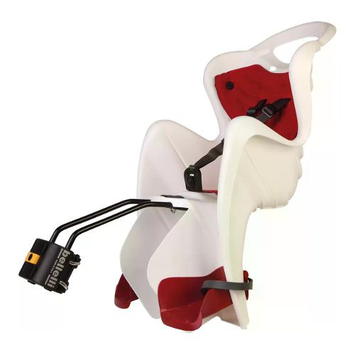 Seggiolino bici posteriore a telaio max 22 Kg MR FOX Rosso e Bianco 01FXSB20