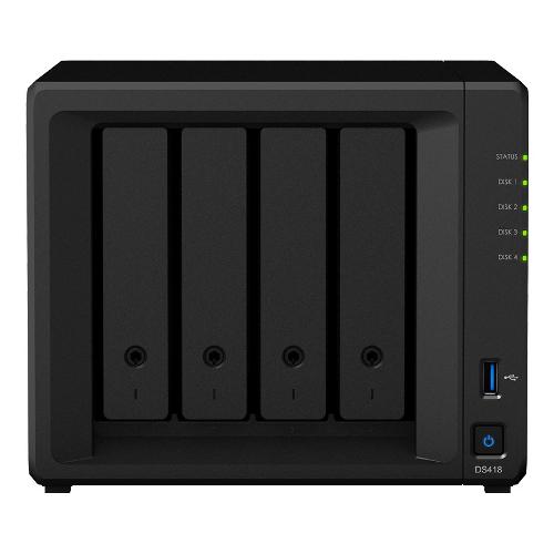 NAS Scrivania DISKSTATION 4 Bay Black DS418