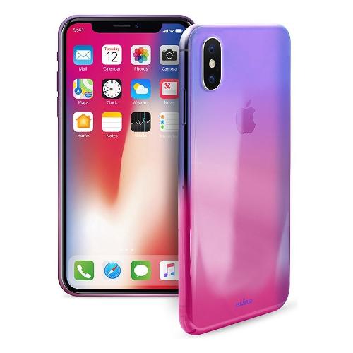Cover Iphone X ° XS Sfumature in degrade rosa IPCXHOLOCRYPNK