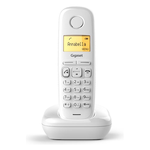 Cordless Gigaset Cordl.A270 White 80Mem.VVoce 10PLF ID