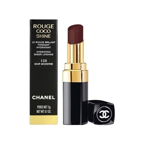 Rossetto Rouge Coco Shine 128 Noir Moderne