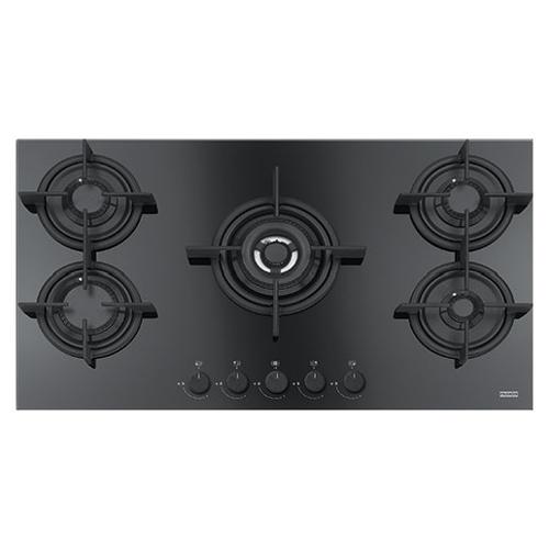 Piano cottura gas 5 zone MYTHOS Fhcr 905 4G Tc He Bk C Cristallo nero (90cm)