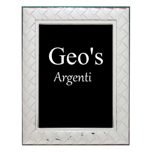 Portafoto (per 1f 13x18 cm ) INTRECCIATO Silver 1210 3