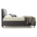 10230734 Letto Loto Singolo Tessuto Grigio C/Cont Felver