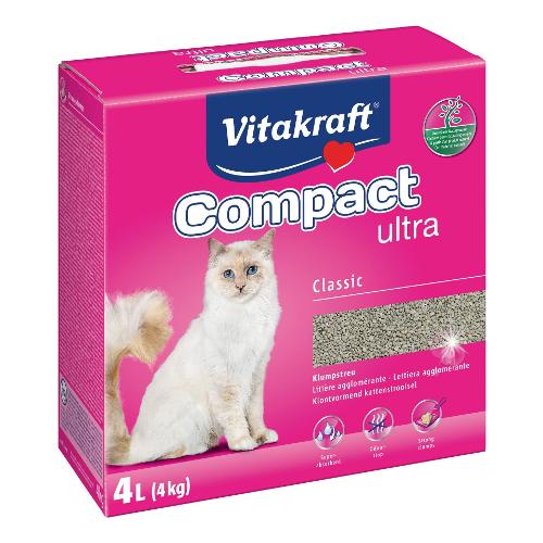 Lettiera gatti Compact Ultra Agglomerante (4Kg) 14029