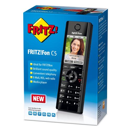 Telefono VOIP FRITZ!FON C5 Black 20002749
