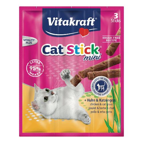 Alimento CAT STICK MINI polle e erbagatta Busta 3x18 gr 31219