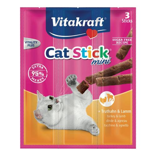 Alimento CAT STICK MINI tacchino e agnello Busta 3x18 gr 24192
