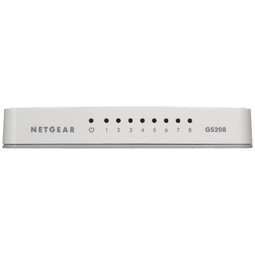 Switch di rete 8 porte 200 SERIE Gigabit Unmanaged GS208 100PES Gigabit (1000Base-TX)
