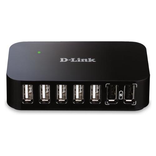 Hub USB 2.0 Black 7 porte DUB H7 E